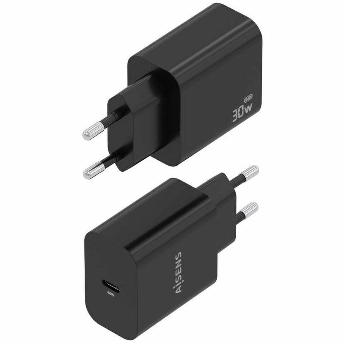 Picture of Wall Charger Aisens A110-0941 Black 33 W 50 W