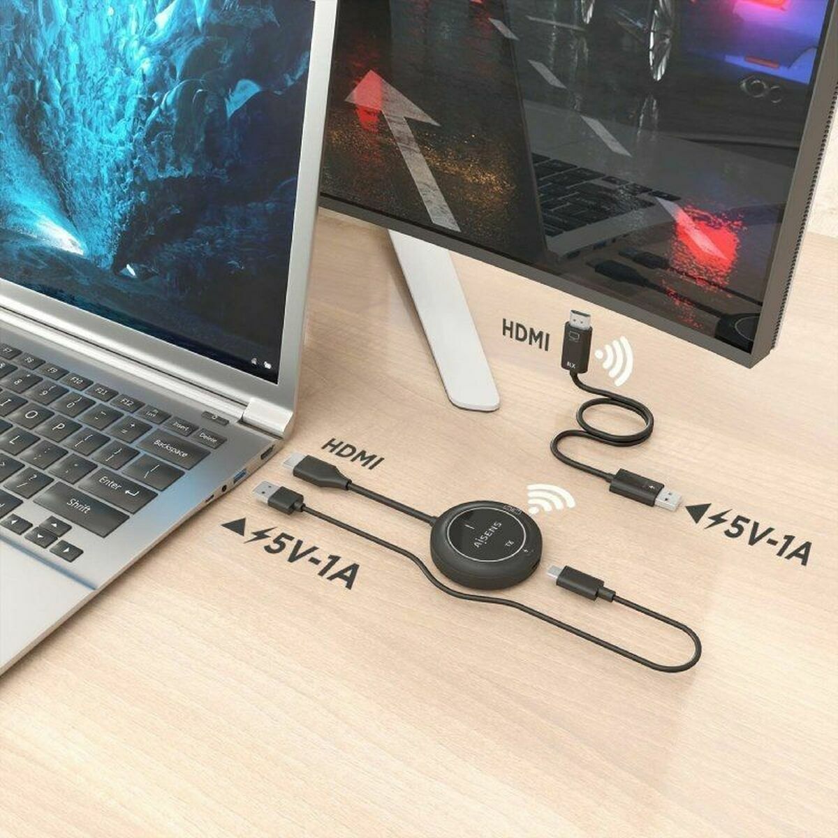 Bild von HDMI Cable Aisens ASWL-H2K30M002-BK Black