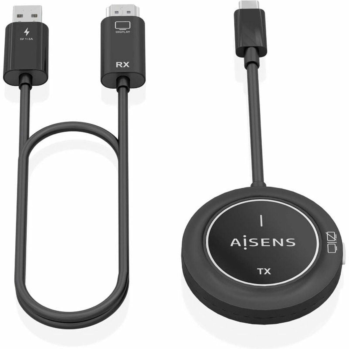 Καλώδιο HDMI Aisens ASWL-H2KC30M003-BK Μαύρο