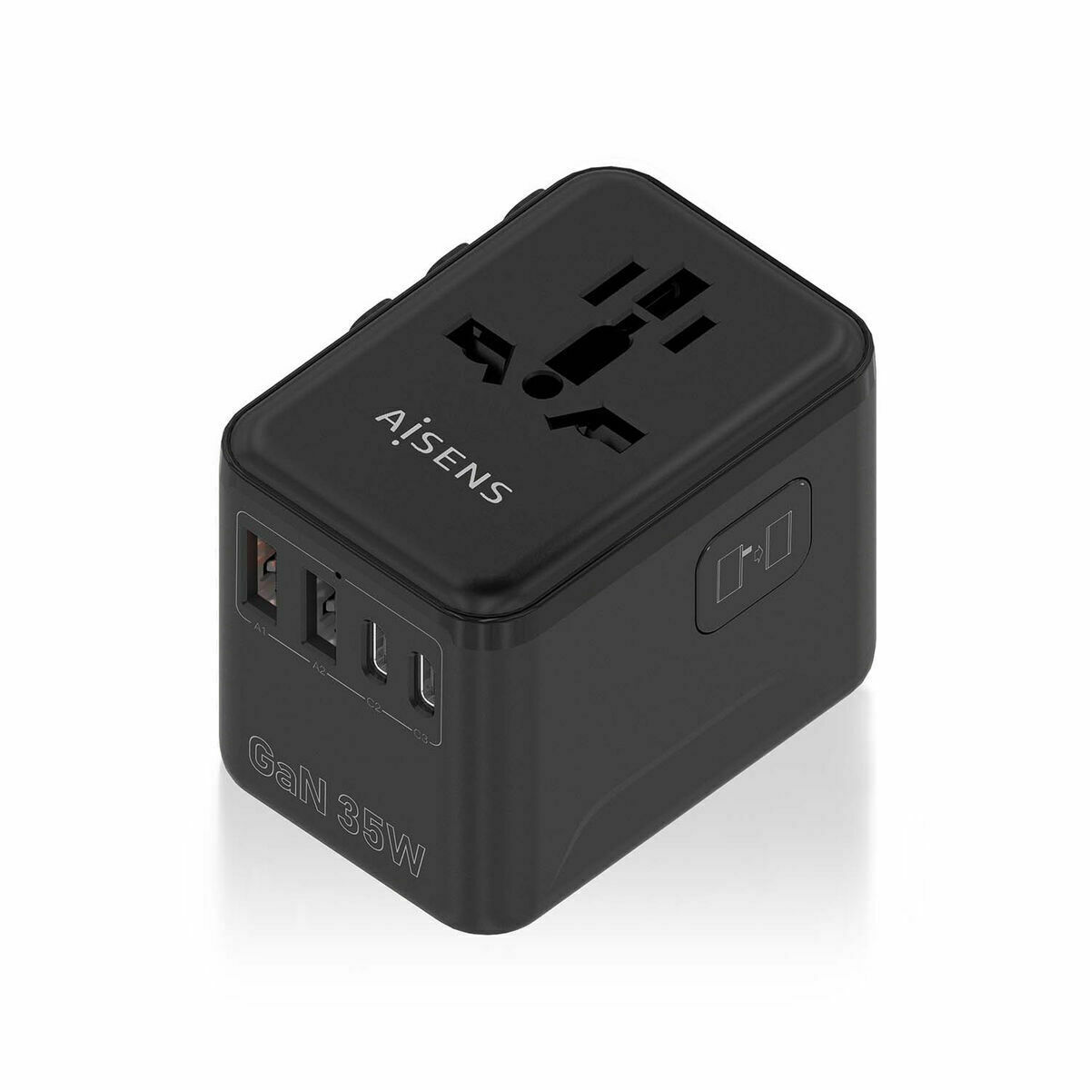 Bild von Wall Charger Aisens ASPS-2A3C09-BK Black
