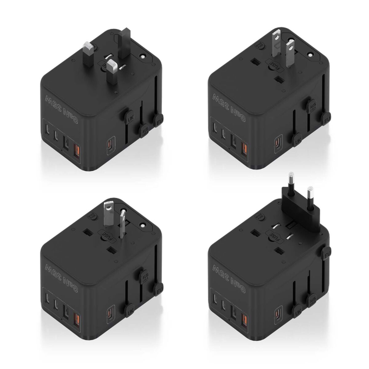 Wall Charger Aisens ASPS-2A3C09-BK Black