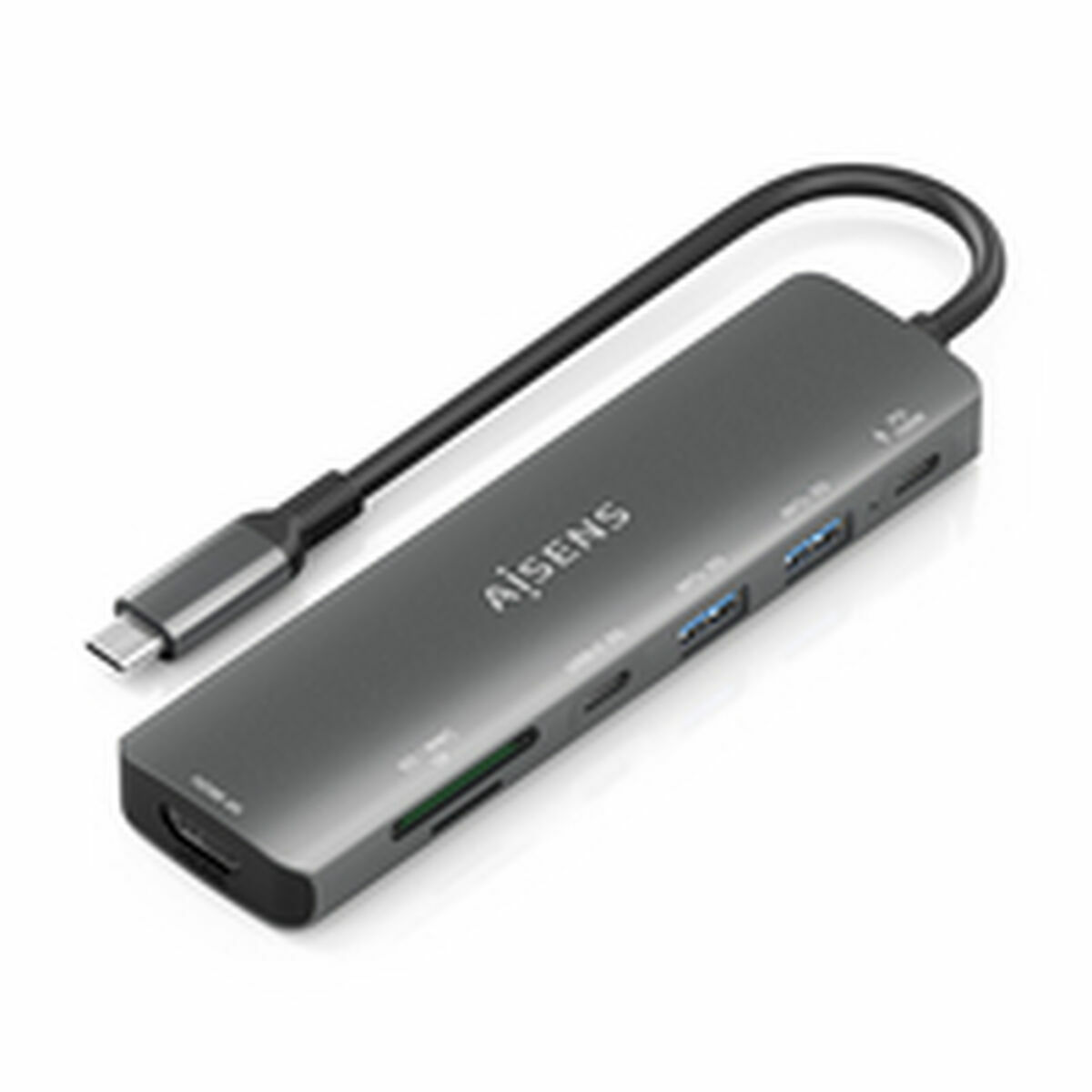 Afbeeldingen van USB Hub Aisens ASUC-7P026-GR