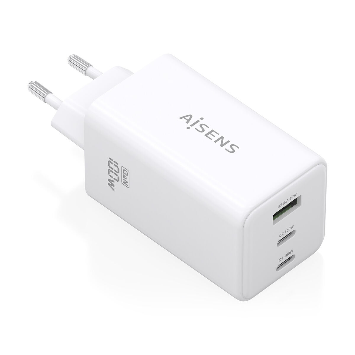 Image de Wall Charger Aisens GAN White 100 W