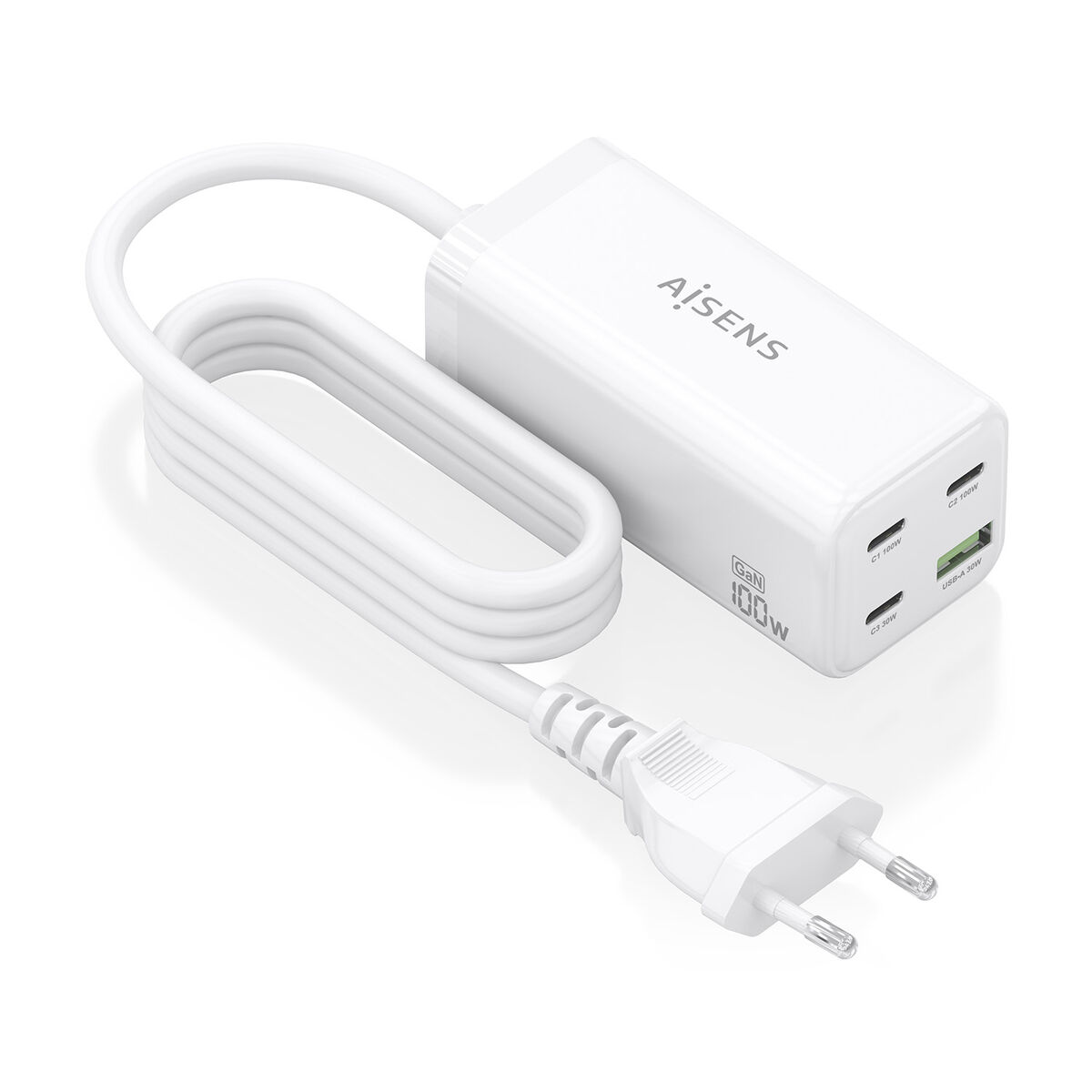 Image secondaire de Chargeur sans fil Aisens ASCH-100W4P053-W Blanc 100 W