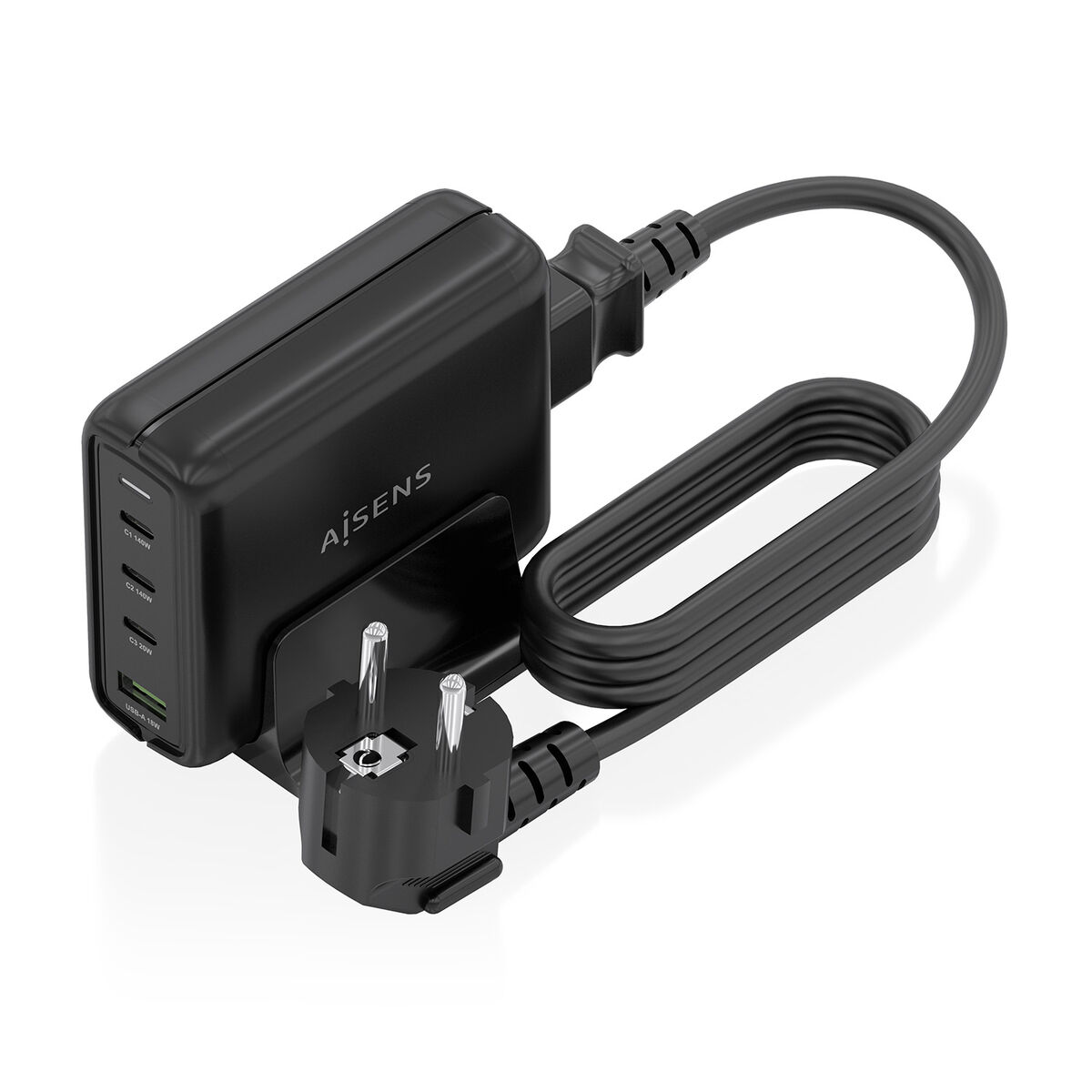 Picture of Wall Charger Aisens GAN Black 140 W 50 W