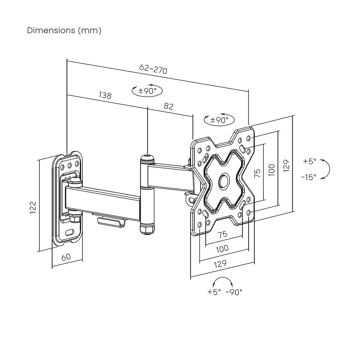 Picture of TV Mount Aisens ECO GIRA INCLIN NIVEL 32"