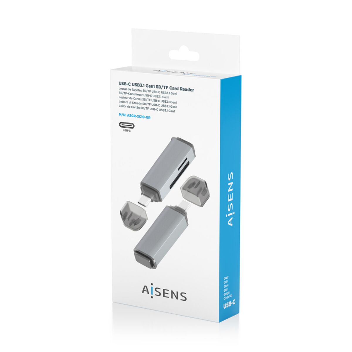 Picture of Card Reader Aisens ASCR-2C10-GR Grey