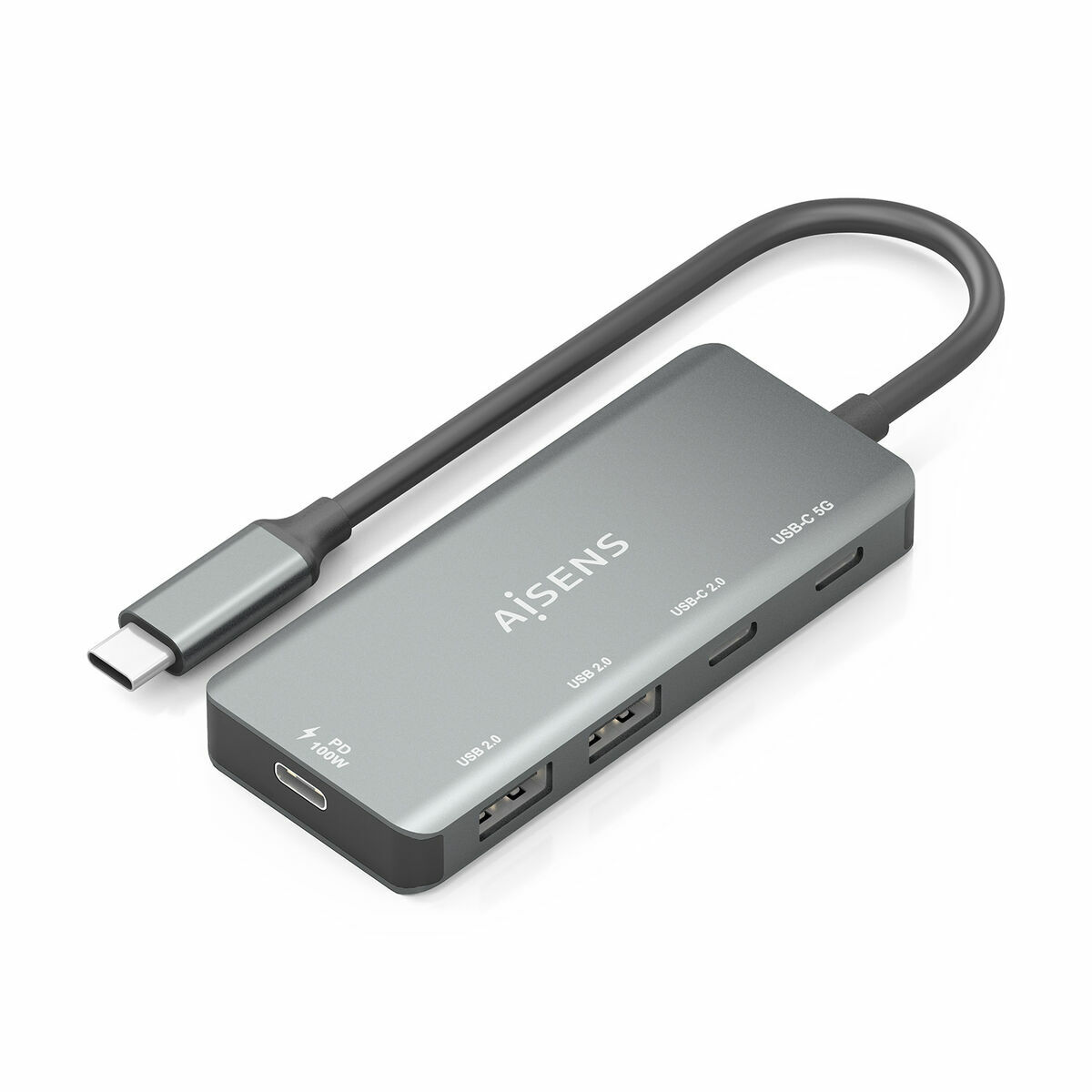 Image secondaire de Hub USB Aisens A109-0946 Gris 100 W