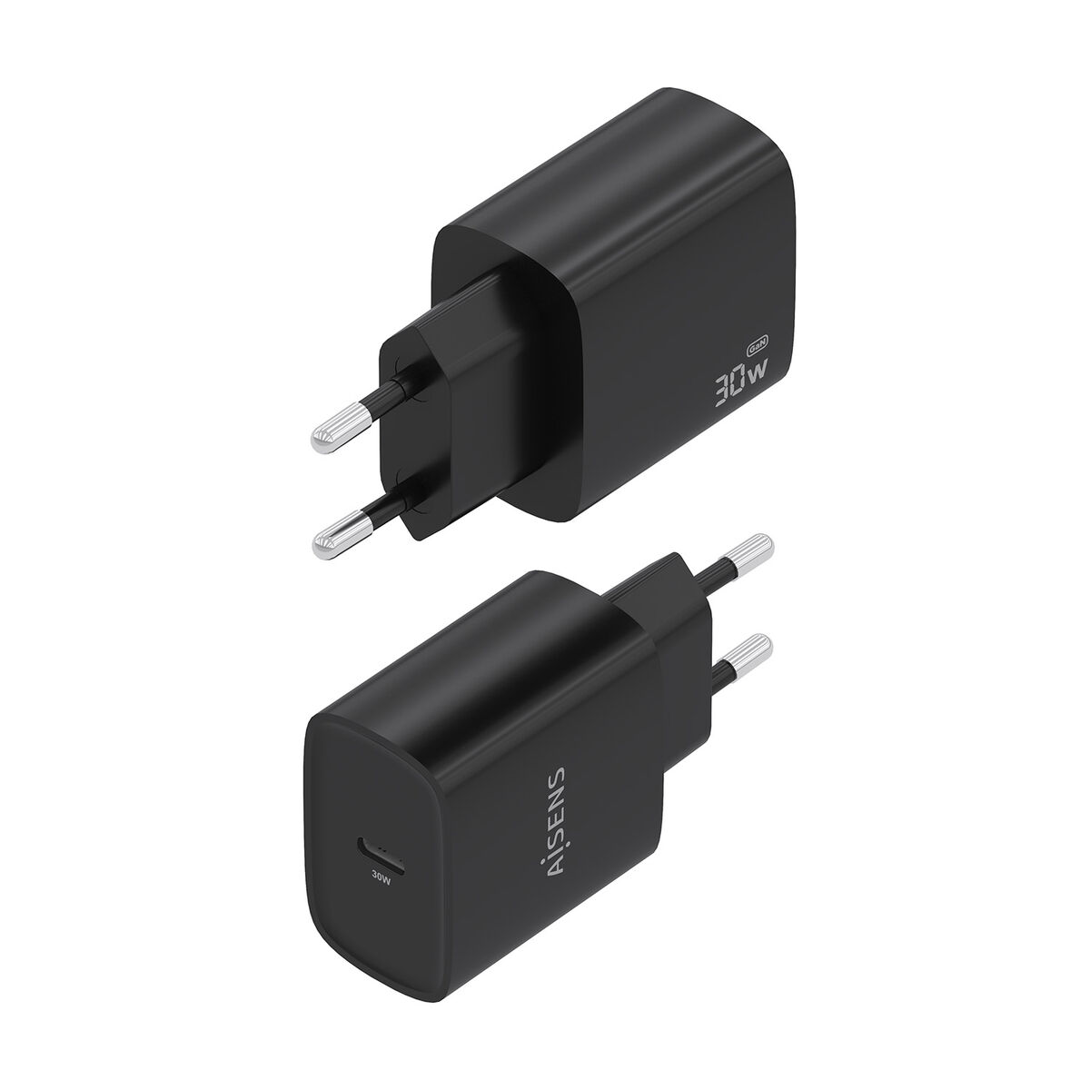 Picture of Wall Charger Aisens A110-0951 Black 30 W