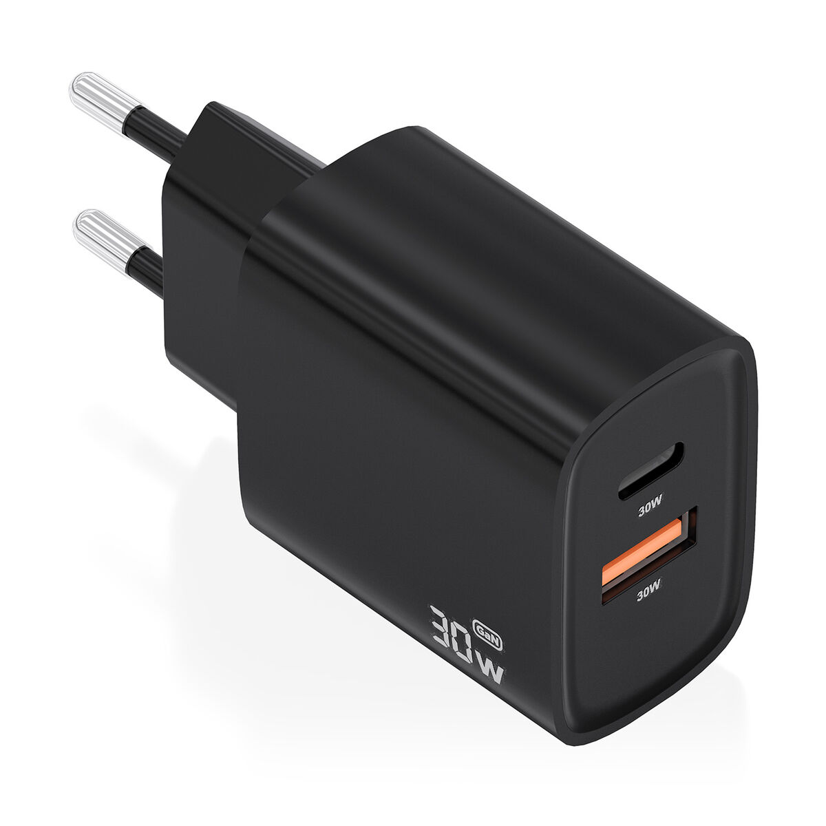 Picture of Wall Charger Aisens A110-0953 Black 30 W