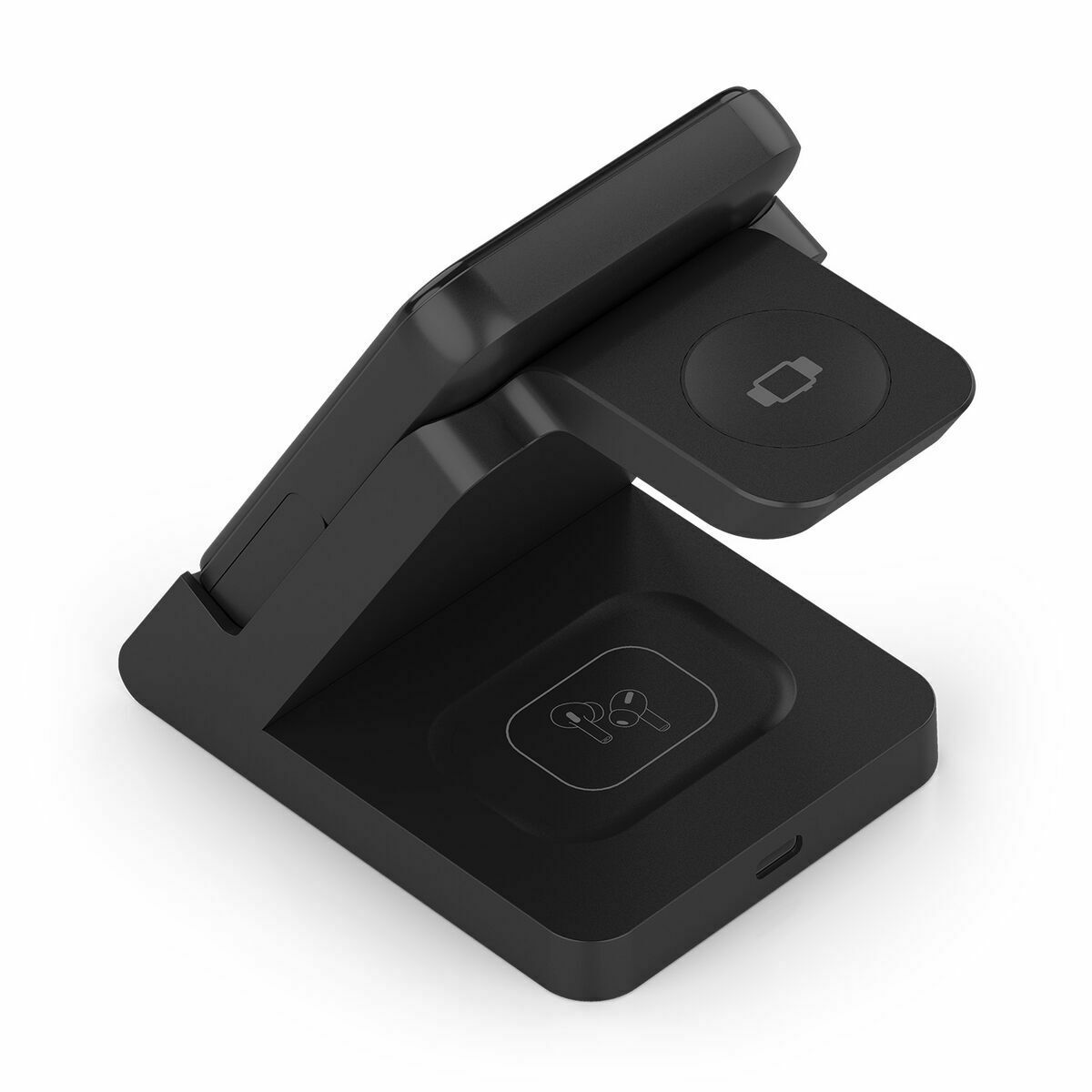 Afbeeldingen van Cordless Charger Aisens ASCH-15W4WC064-BK Black 15 W