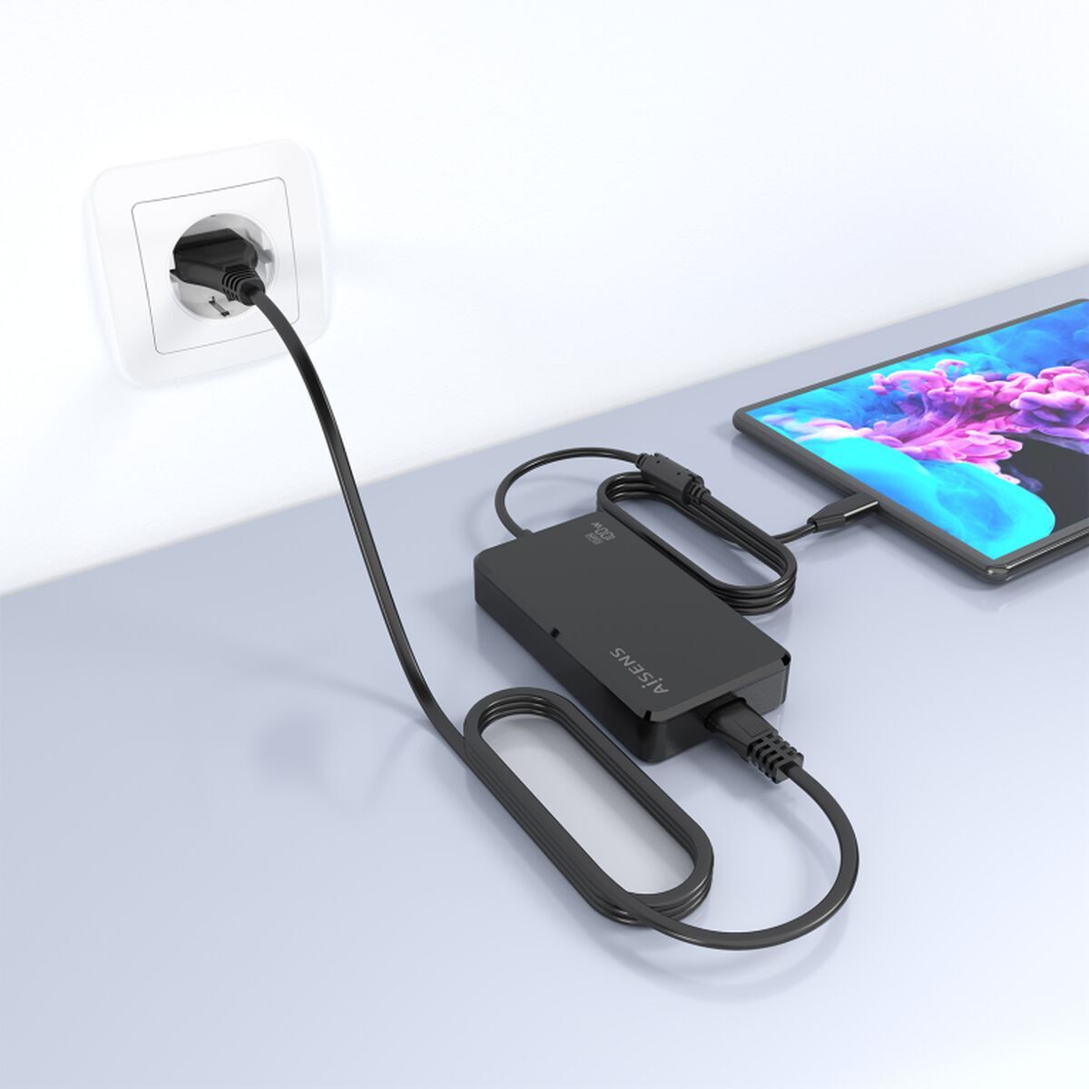 Bild von Powerbank Aisens ASCH-1PD100D070-BK 100 W