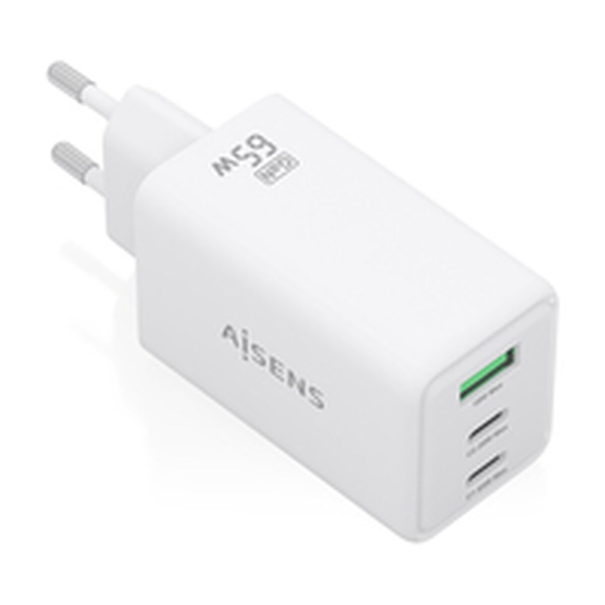 Wall Charger Aisens ASCH-65W3P072-W White 65 W