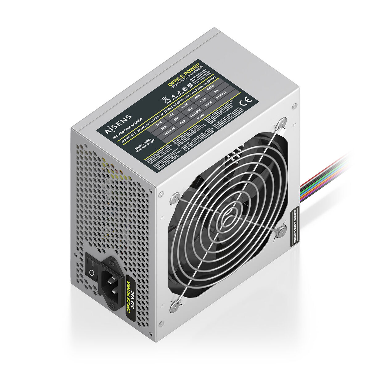 Image de Power supply Aisens ASPC-500ATX-SEO ATX 500 W 50 W