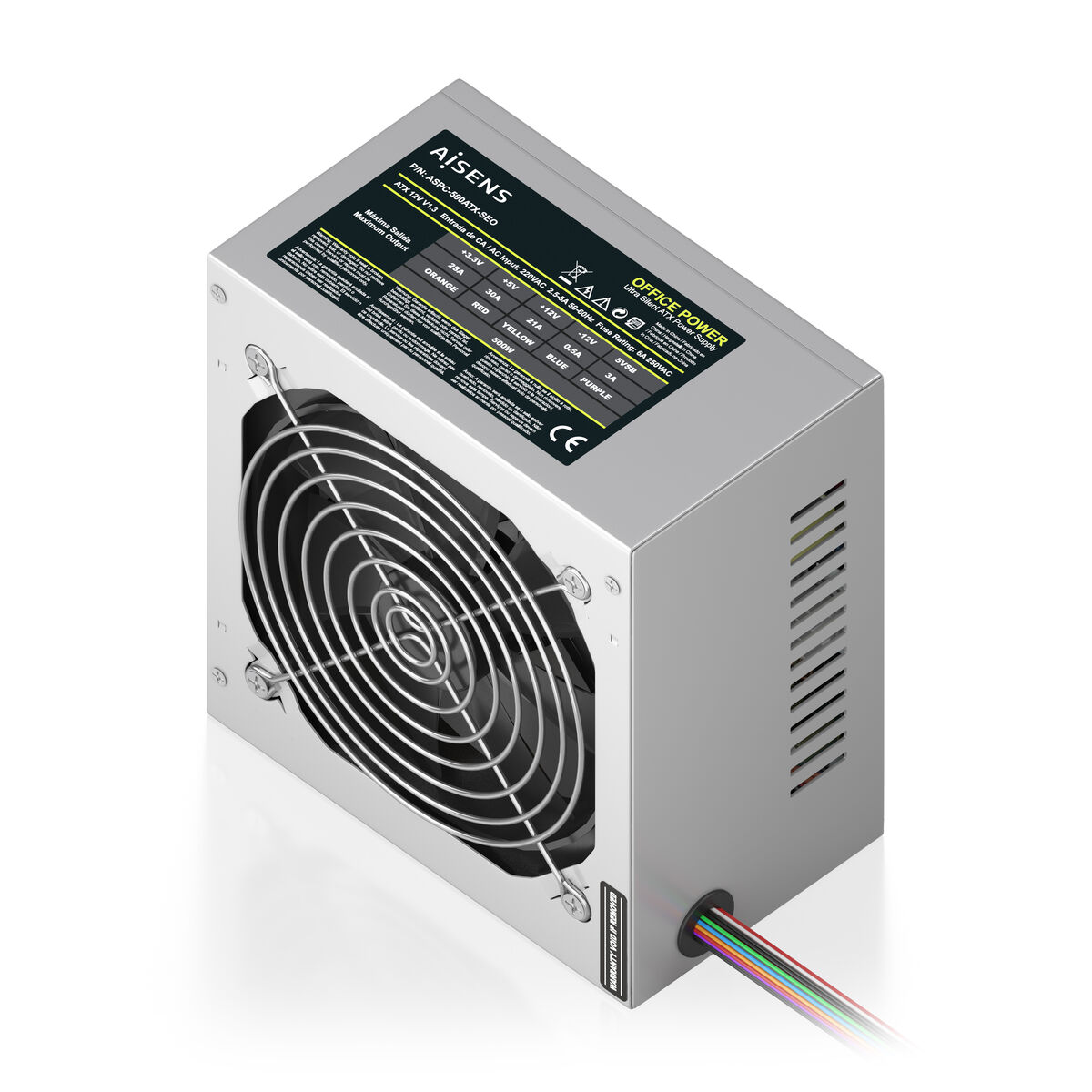 Image de Power supply Aisens ASPC-500ATX-SEO ATX 500 W 50 W