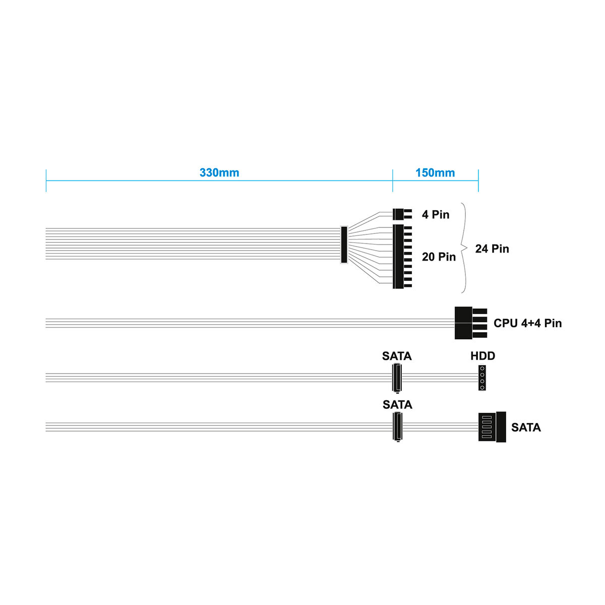Image de Power supply Aisens ASPC-500SFX-SEO 500 W