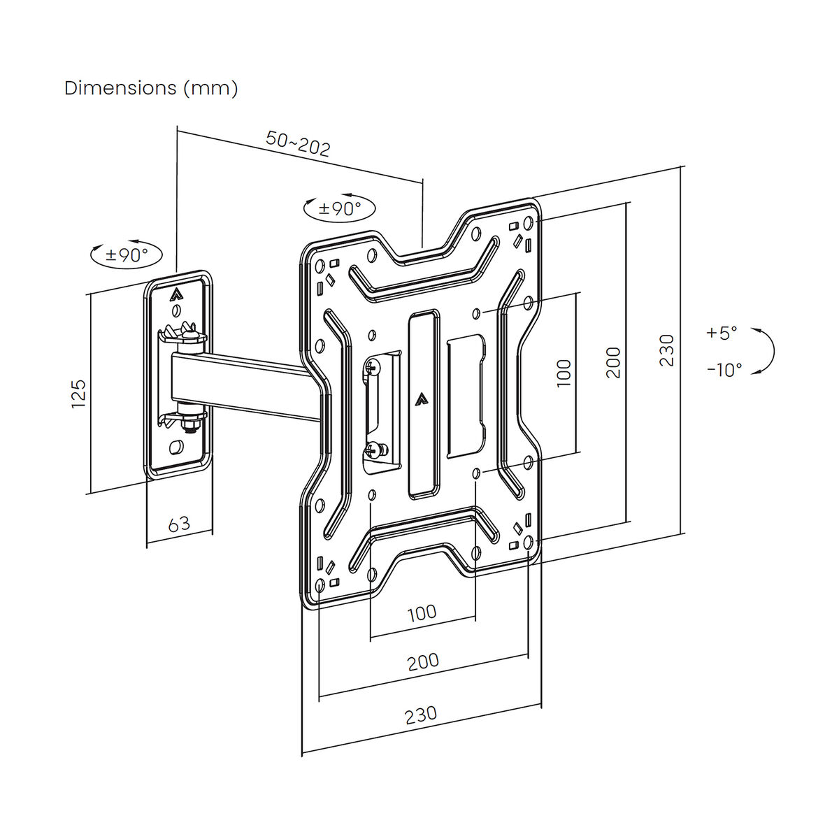 Bild von TV Mount Aisens WT43TSE-411 43"
