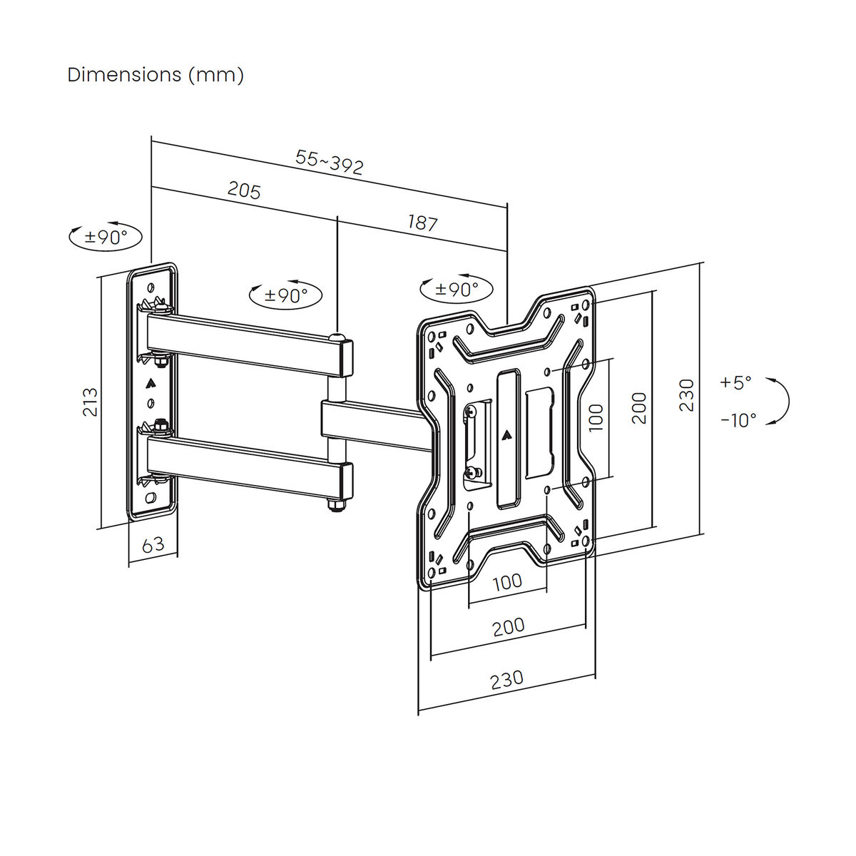 Bild von TV Mount Aisens WT43TSE-413 43"
