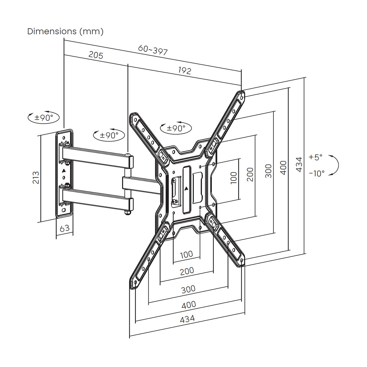 Image de TV Mount Aisens WT65TSE-417 65"