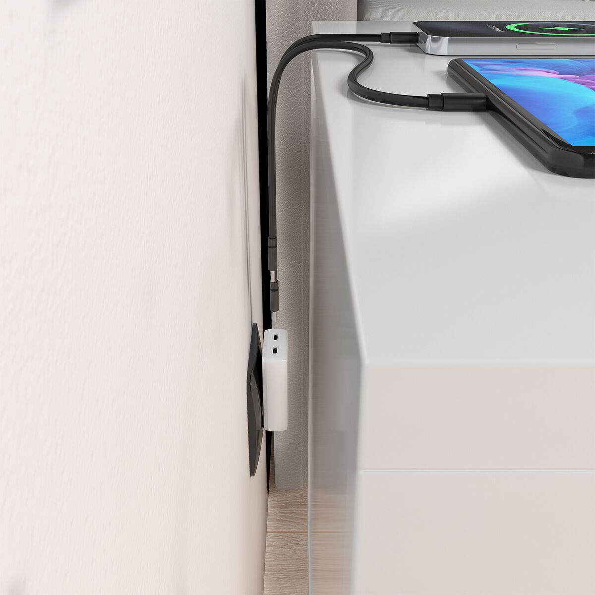 Bild von Wall Charger Aisens ASCH-30W2P075-W White 30 W