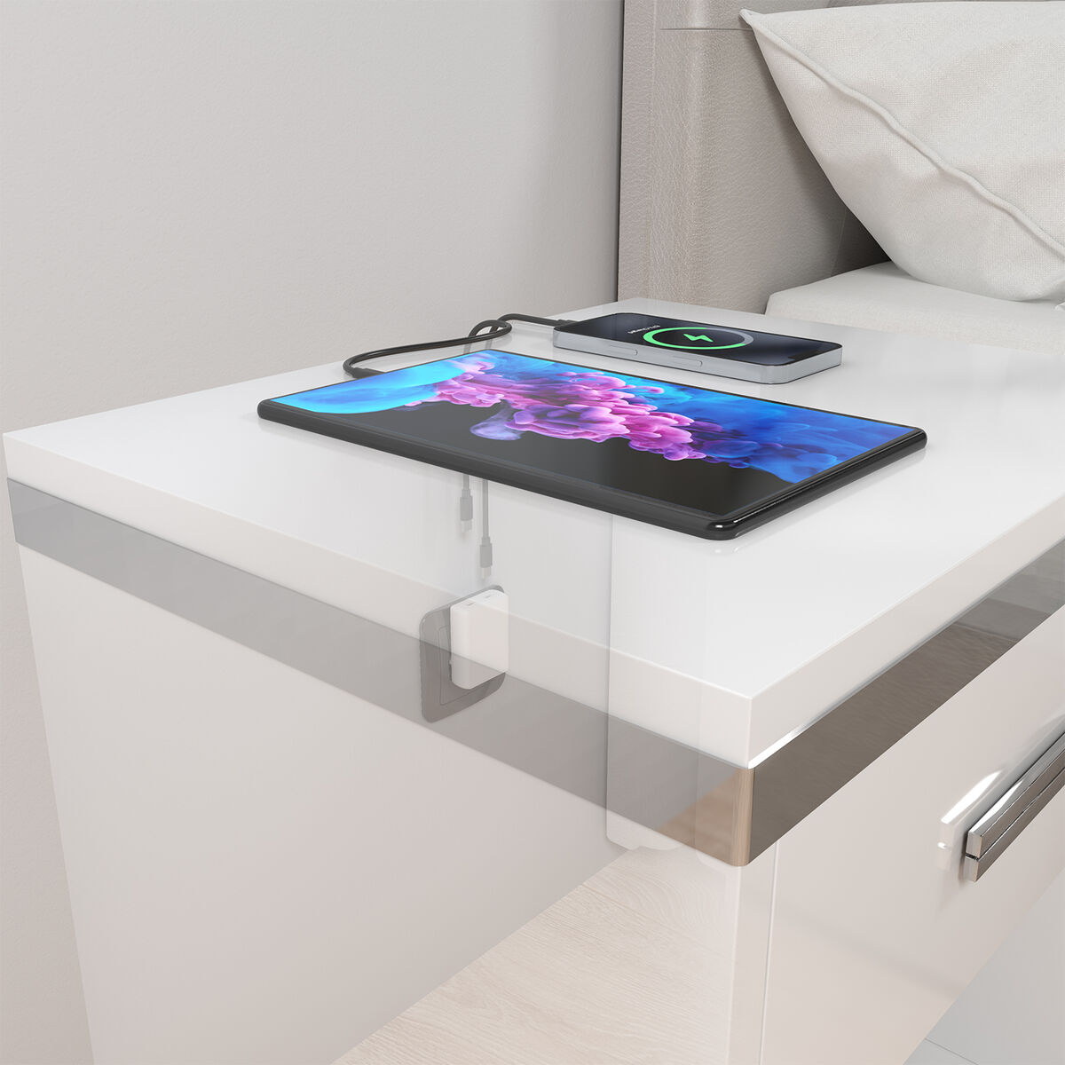 Bild von Wall Charger Aisens ASCH-30W2P075-W White 30 W