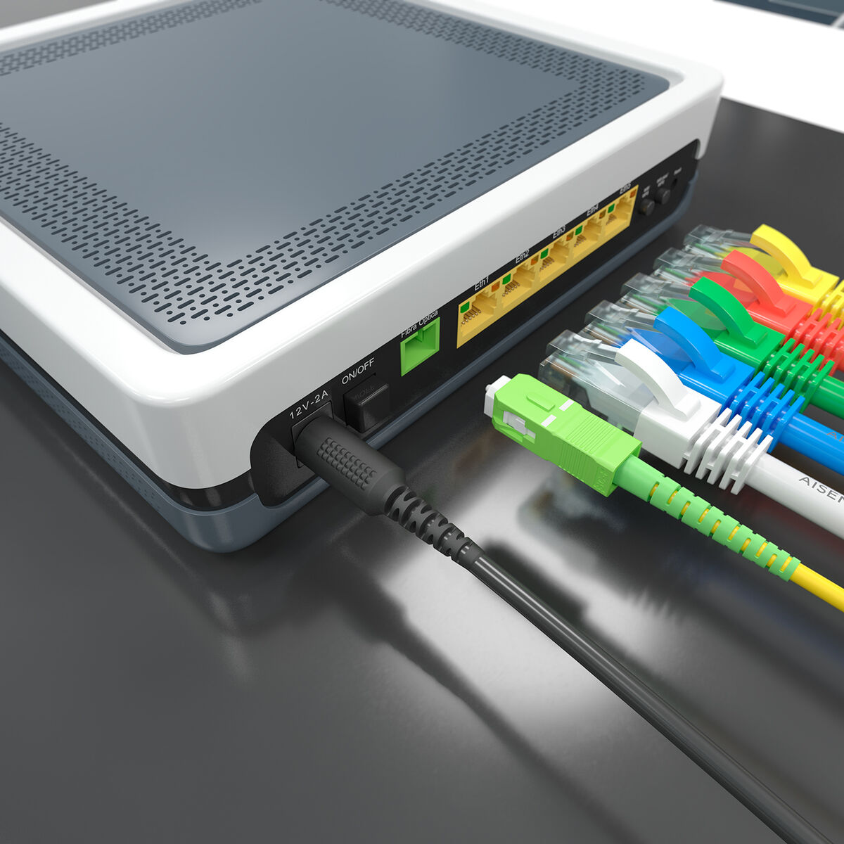 Bild von Fibre optic cable Aisens A152-0986