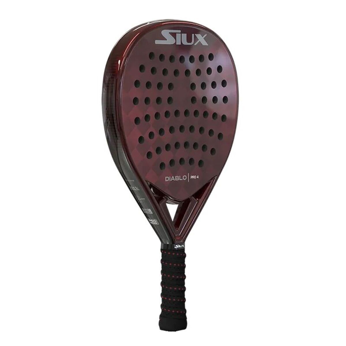 Padel Racket Siux Diablo Pro 4 Donkerrood Donkergrijs EVA