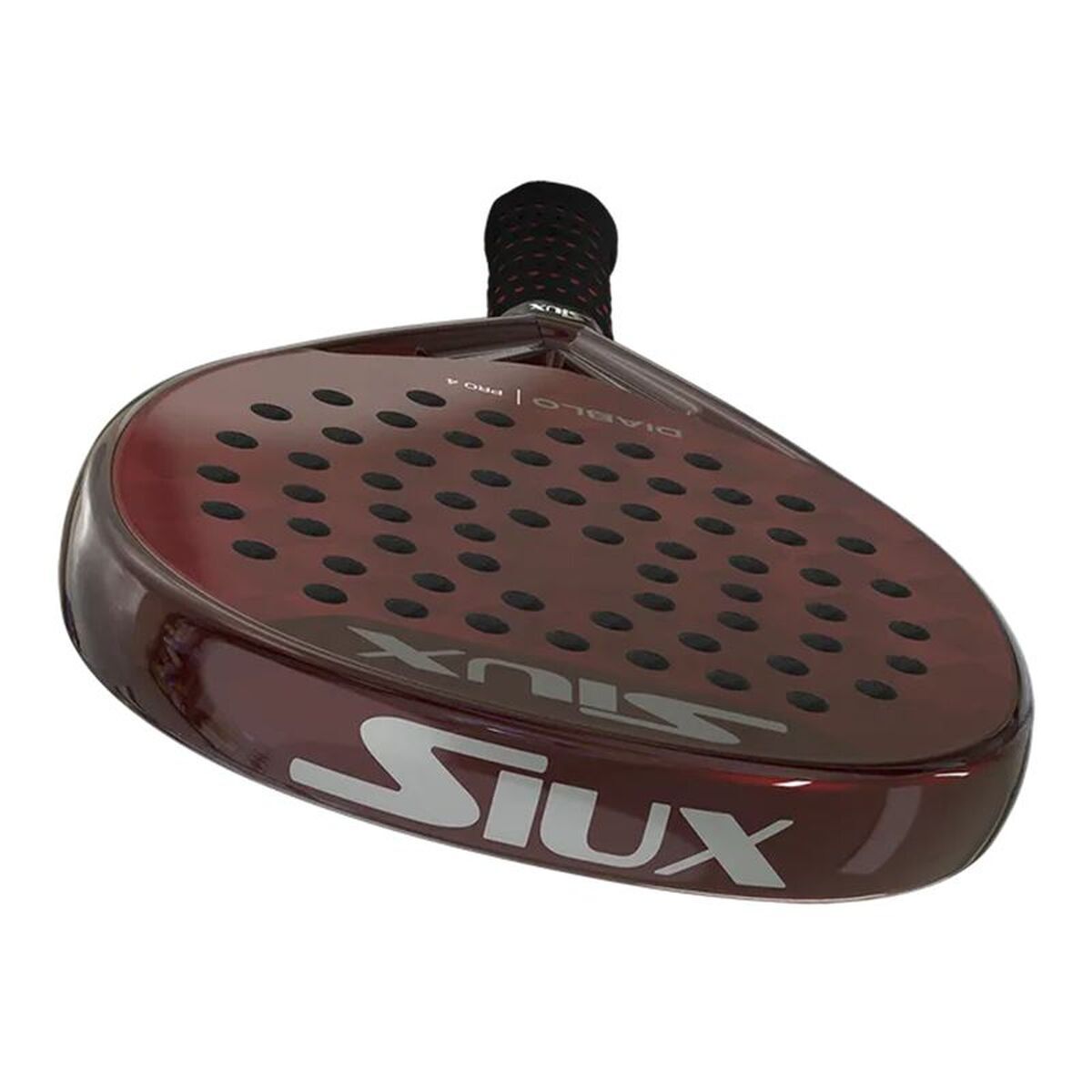 Padel Racket Siux Diablo Pro 4 Donkerrood Donkergrijs EVA