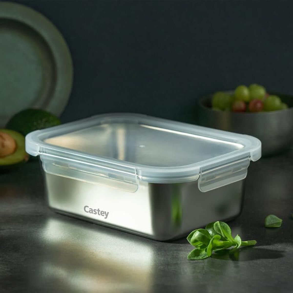 Lunch box Castey C-A1780 Silver Stainless steel 1,8 L, view 3