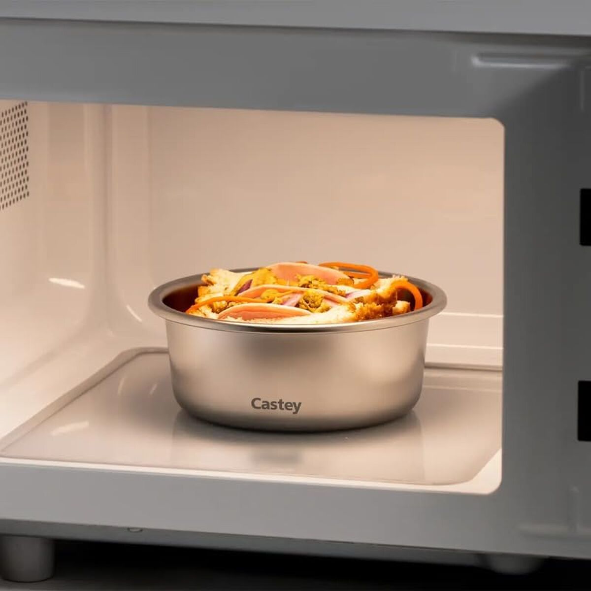 Lunchbox Castey C-B650 Zilverkleurig Roestvrij staal Compact 650 ml
