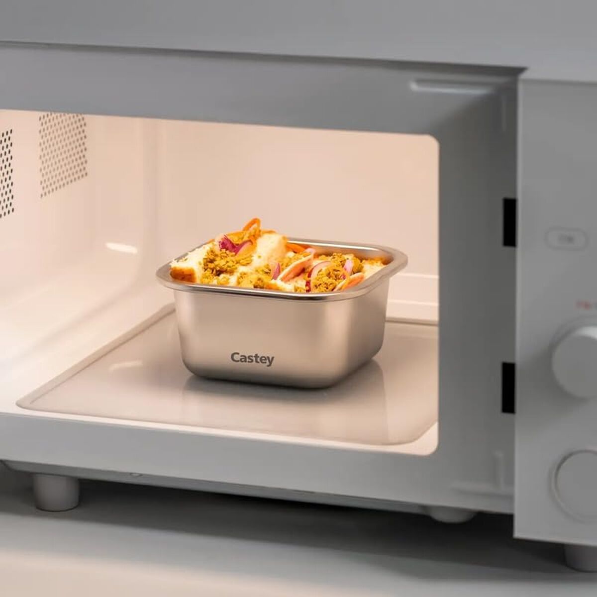 Lunch box Castey C-C600 Silver Stainless steel 600 ml, view 2