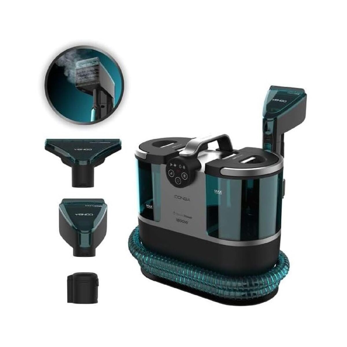 Aspirador para tapicería y alfombras Cecotec Conga 7000 Carpet&Spot Clean Steam XXL