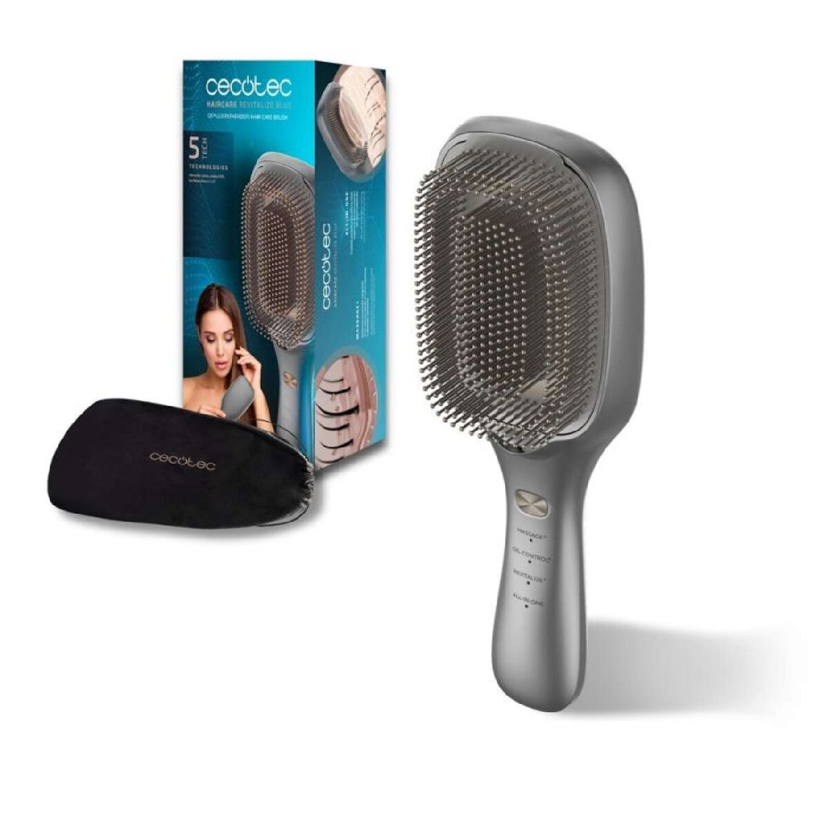 Cepillo Regenerador Capilar Cecotec HairCare Revitalize
