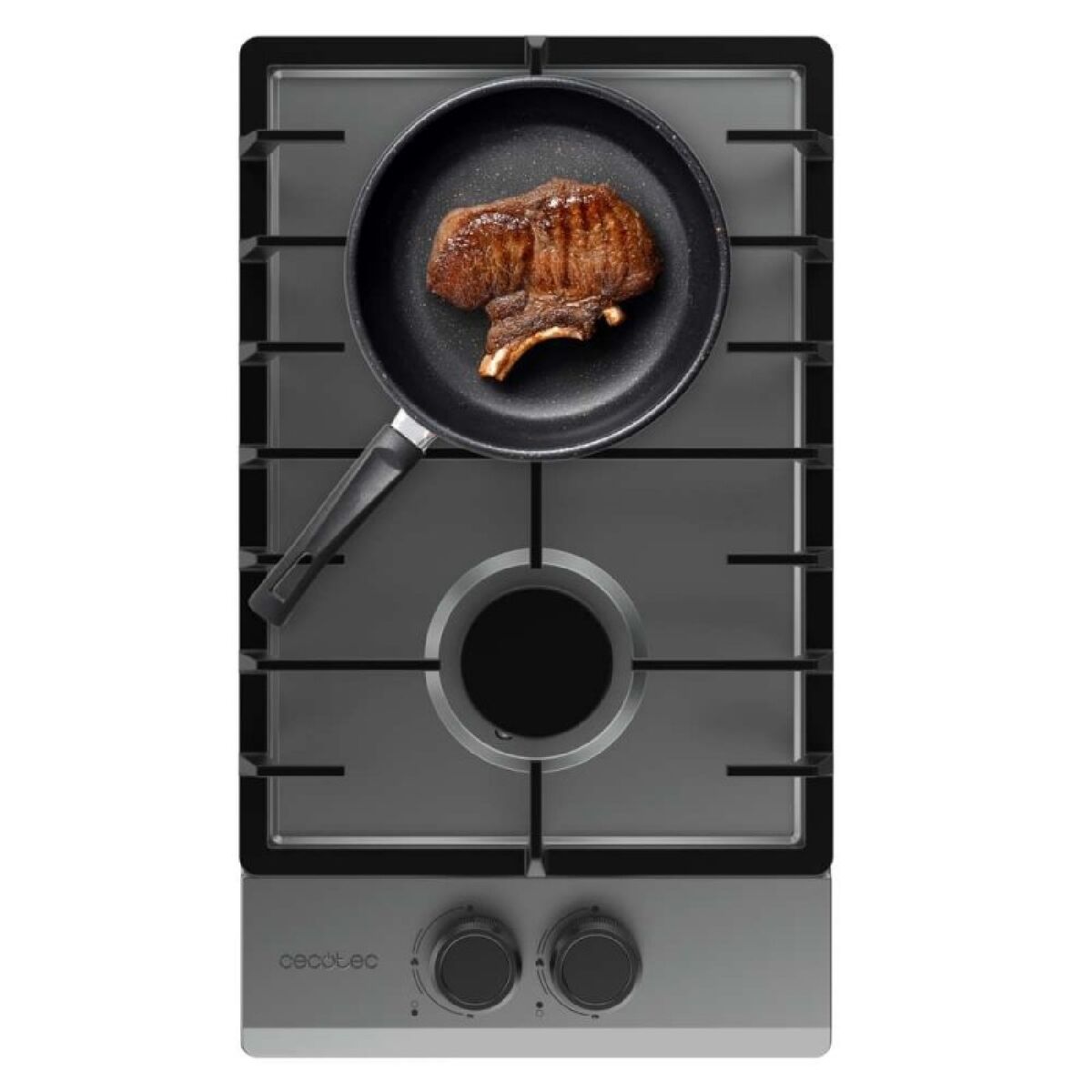Placa de Gas Cecotec Bolero Squad G 2200F Inox 5250 W 29 x 50 cm