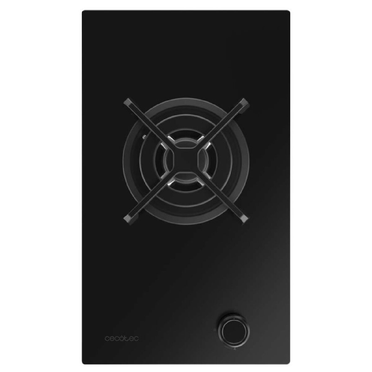 Cecotec Placa de gas 1 zona Bolero Squad G 1400S Nano Glass 3400W WOK hierro fundido