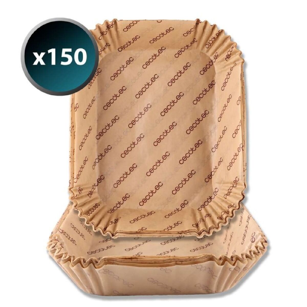 Papel para freidora de aire Cecotec Cecofry BigBucket 31 x 27 x 6,5 cm Papel 150 Unidades