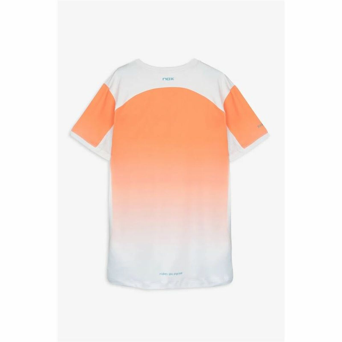 Heren-T-Shirt met Korte Mouwen Nox Pro Mock Oranje
