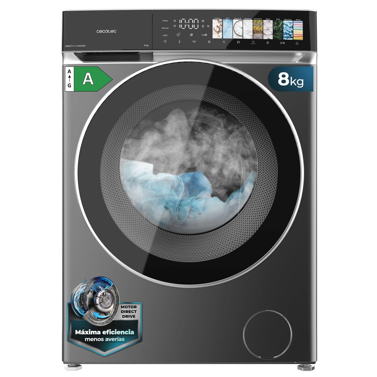Lavadora Cecotec Bolero DressCode 8970 Direct Drive 1400 rpm 8 kg