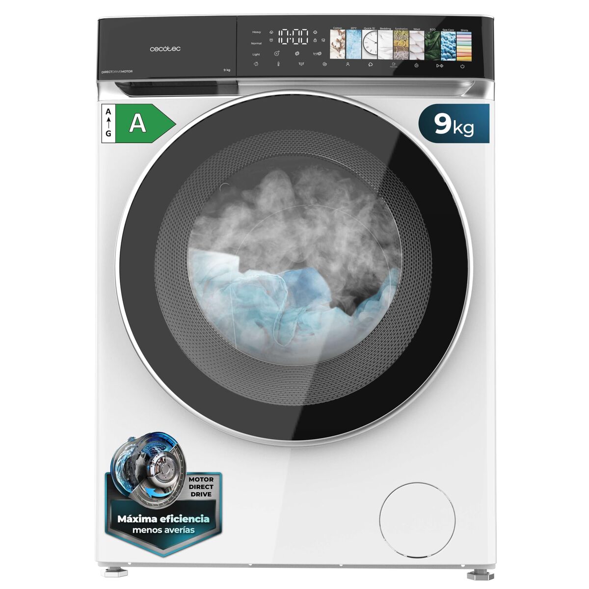 Lavadora Cecotec Bolero DressCode 9970 Direct Drive 1400 rpm 9 kg