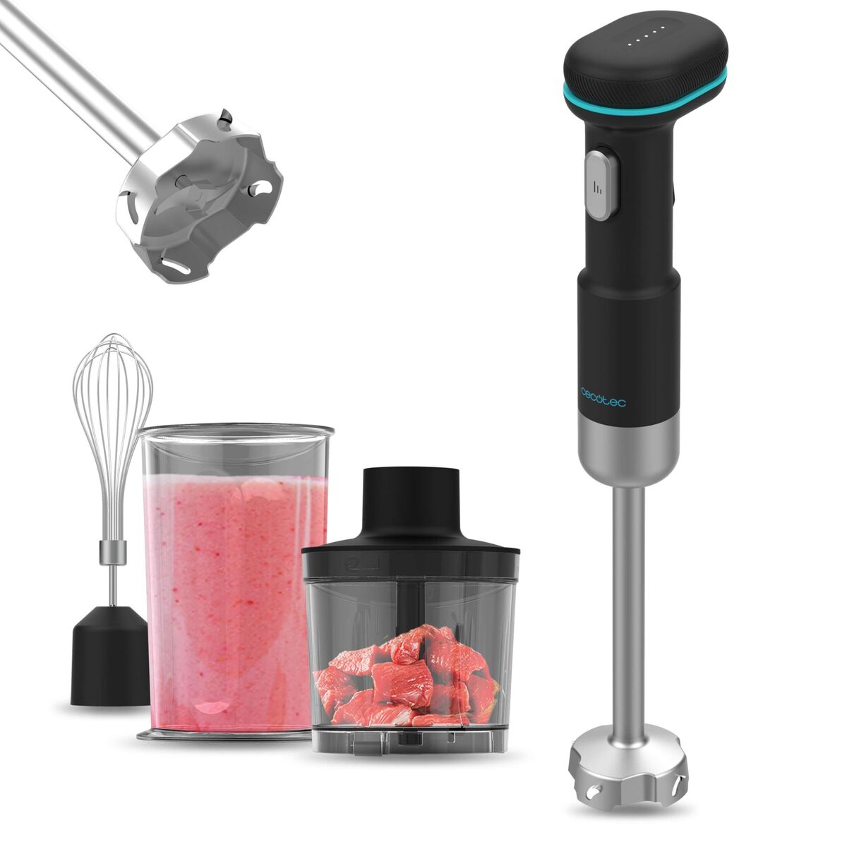 Batidora de Mano Cecotec 1800 W Negro