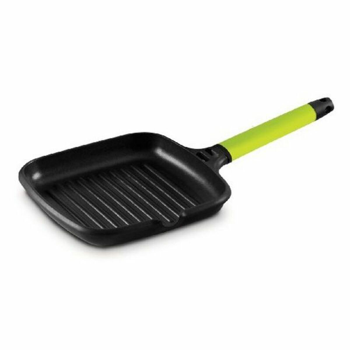 Geribbelde Grillpan Castey Fundix (Ø 14 cm) Groen