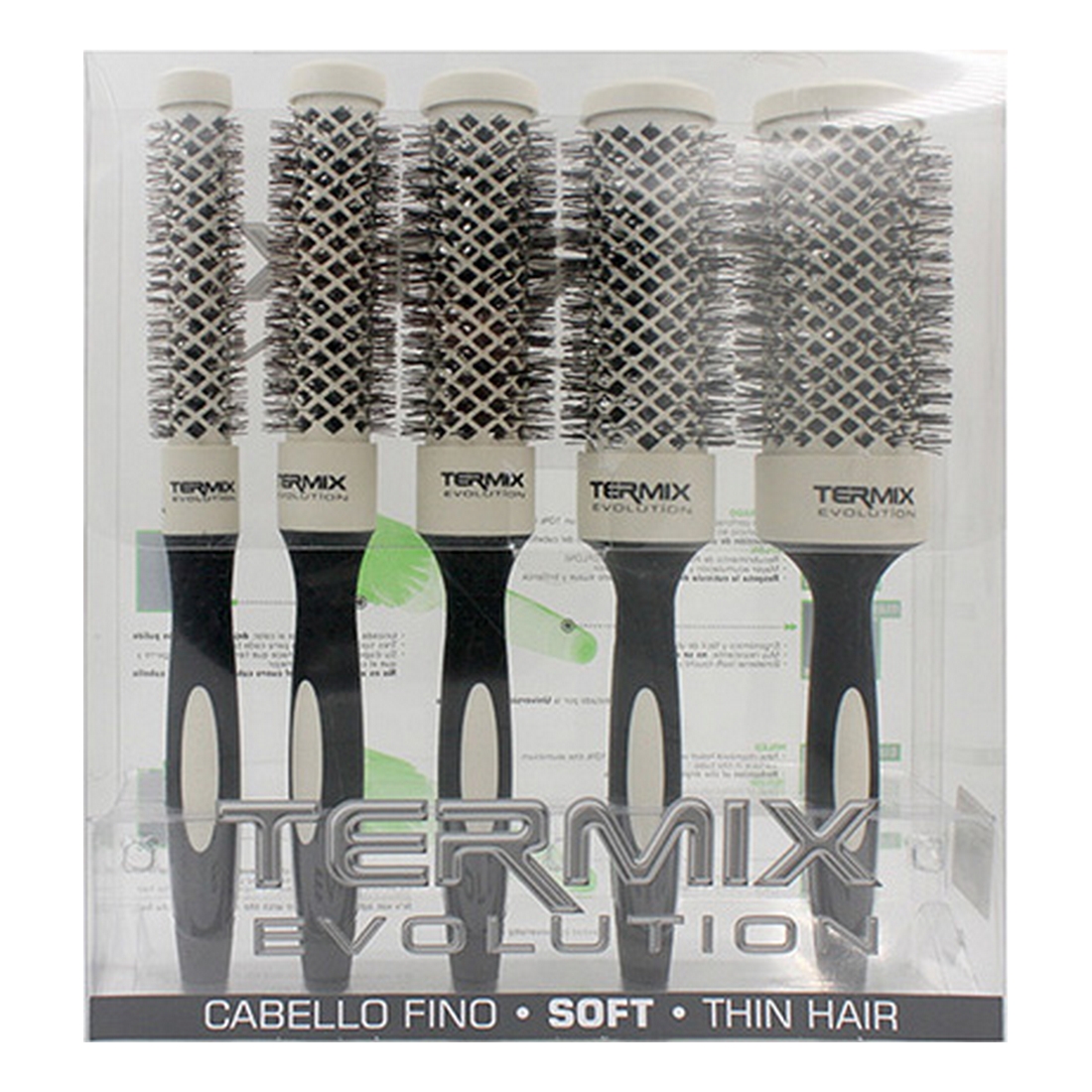 Set of combs/brushes Termix Evolution Soft (5 pcs)