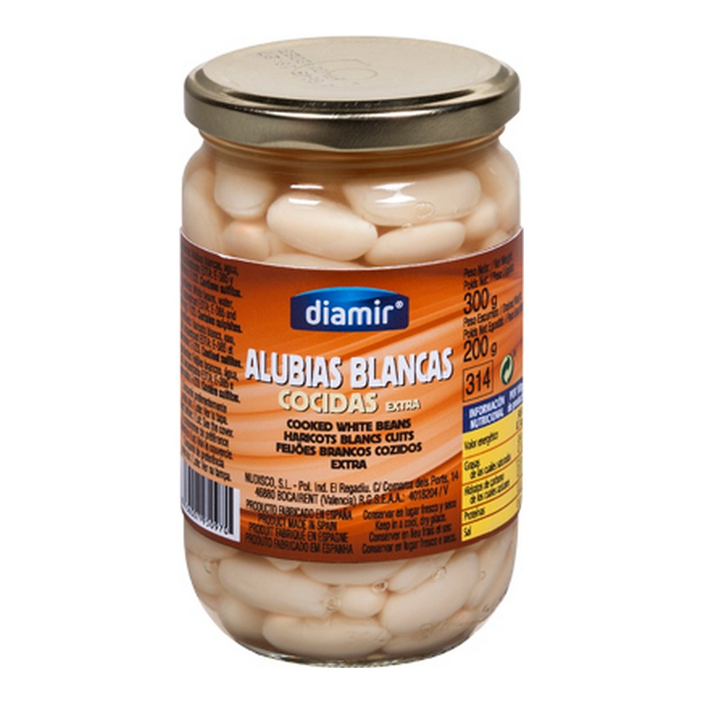 Haricots blancs cuits Diamir (300 g)
