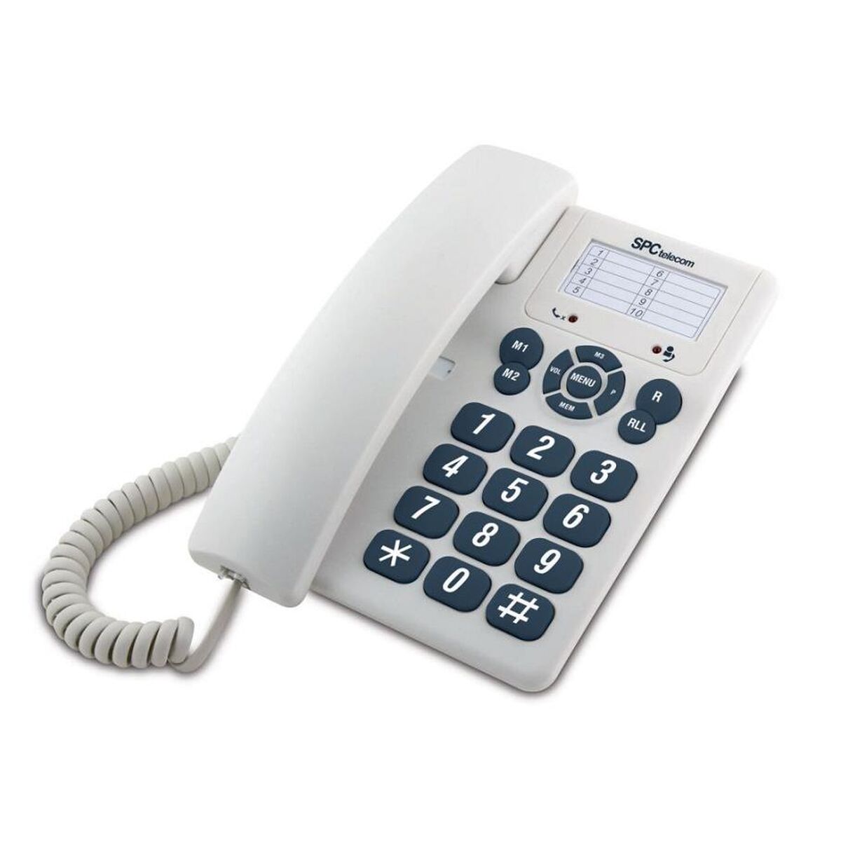 Landline Telephone SPC Gramo White