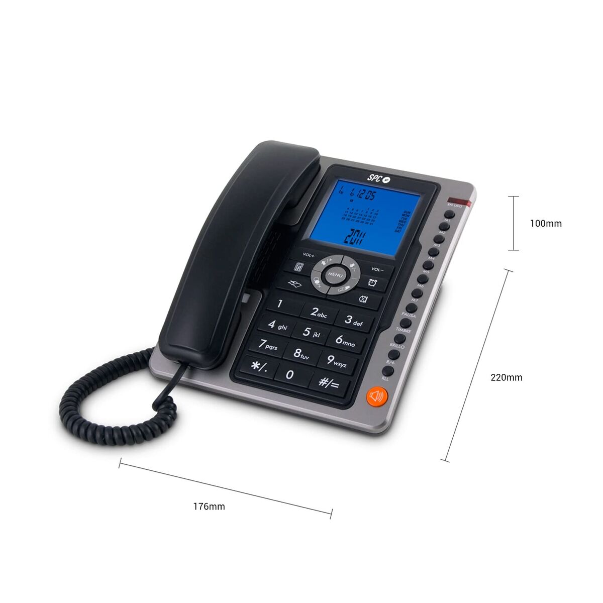 Obrazek Landline Telephone SPC Gramo Blue Black