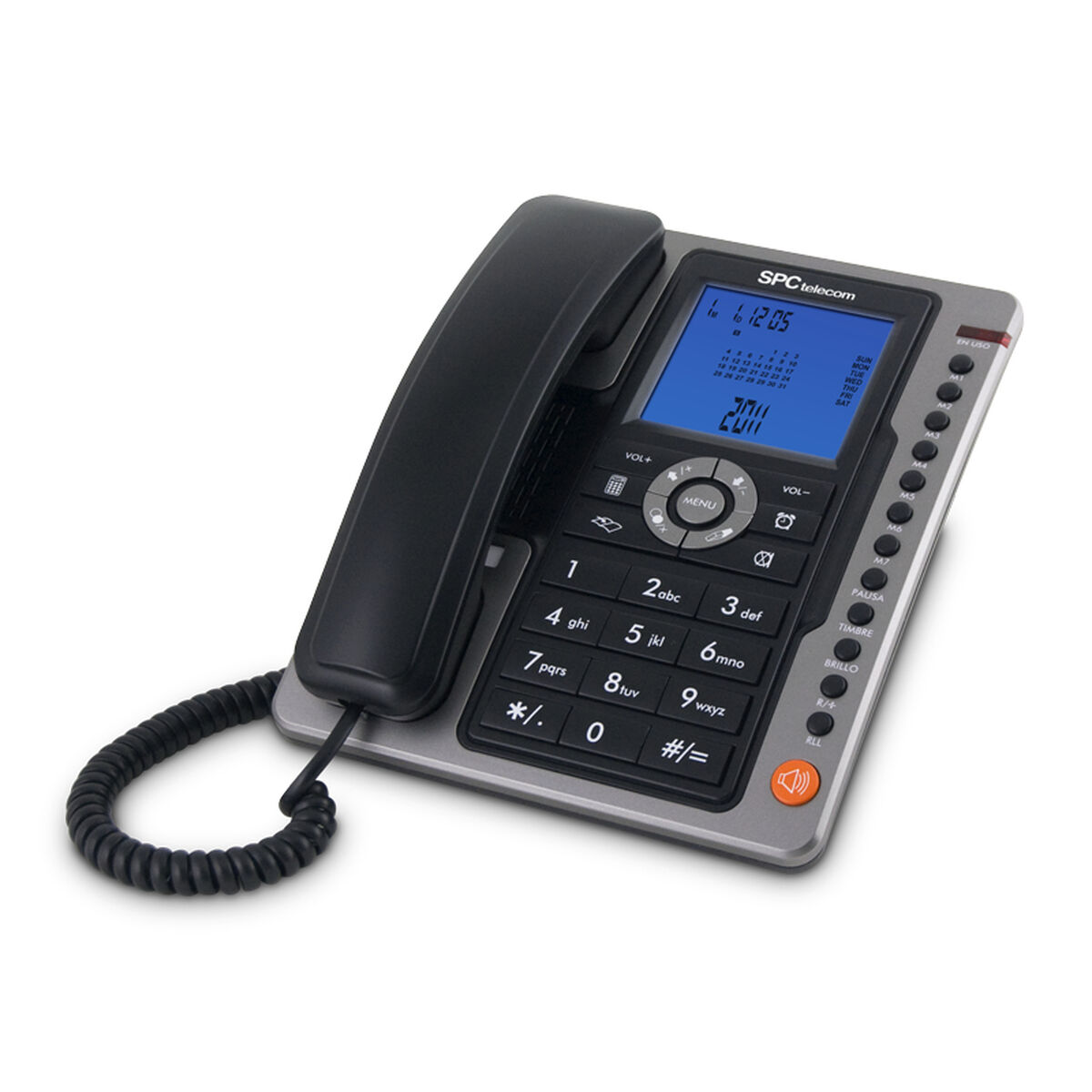 Landline Telephone SPC Gramo Blue Black