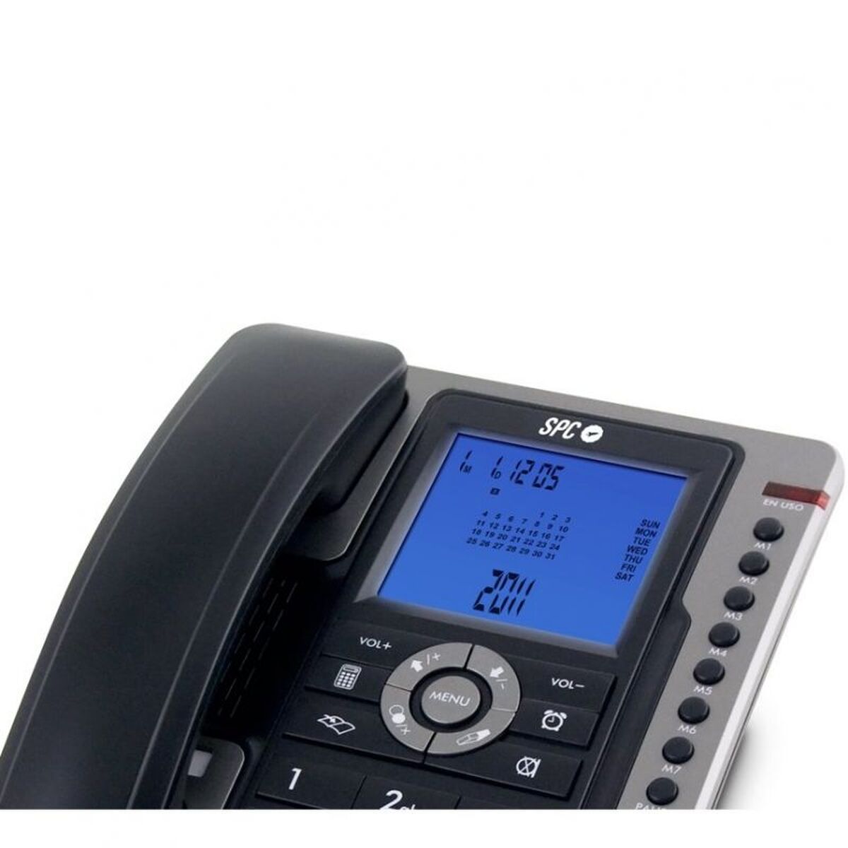 Landline Telephone SPC Gramo Blue Black