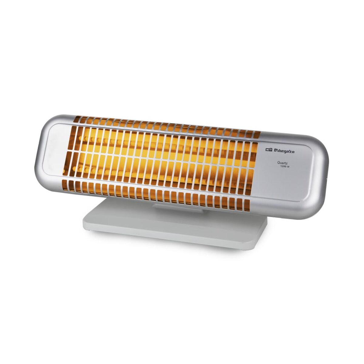 Electric Quartz Heater Orbegozo BP 0102 Aluminium 1200 W Electric Quartz Heater Orbegozo BP 0102 Aluminium 1200 W