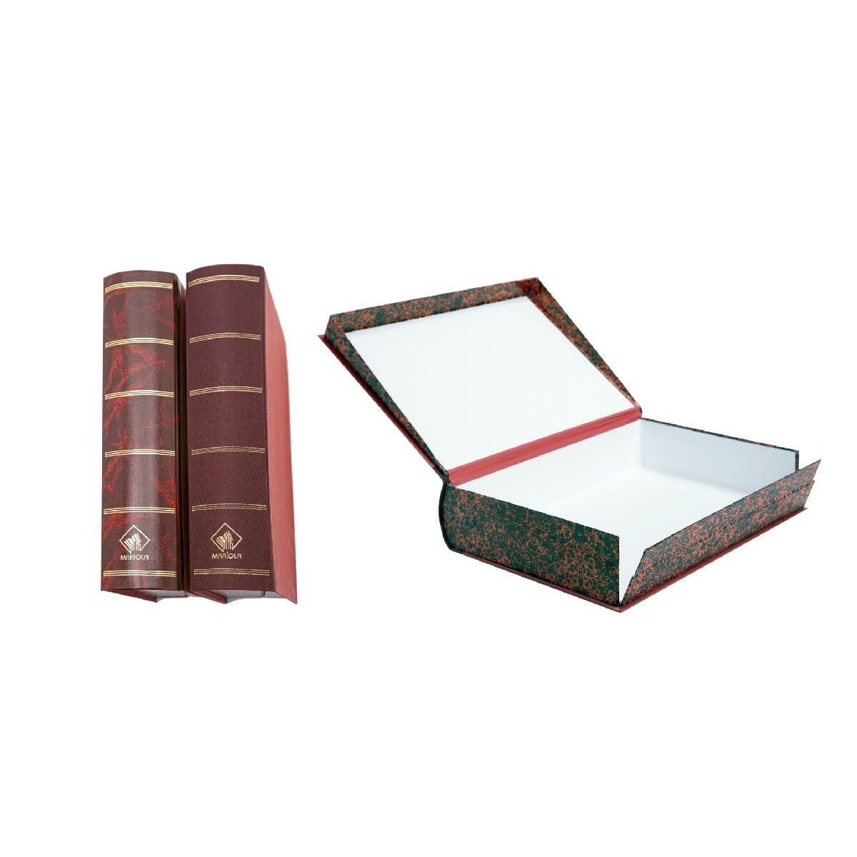 boîte pour archives Mariola Waflex 37,5 x 27 x 8,5 cm Livre Carton Doublé Marron Din A4
