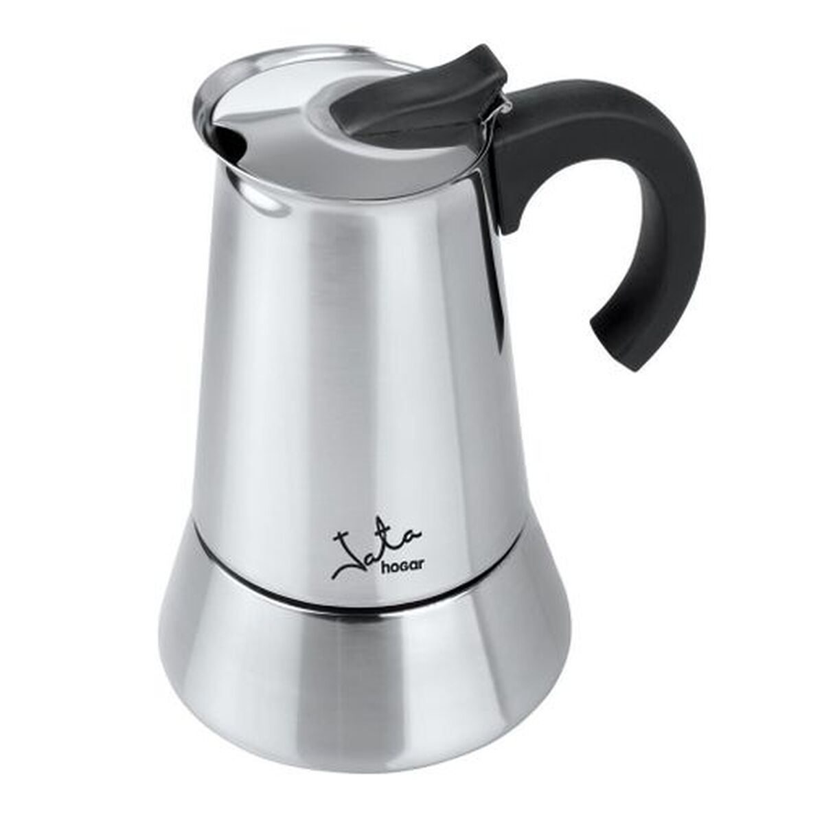 Italiaanse Koffiepot JATA CAX104 ODIN   * Zilverkleurig